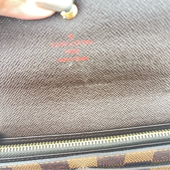 LOUIS VUITTON Portefeuille Sarah ZIP long wallet 💯 Authentic - Picture 4 of 10